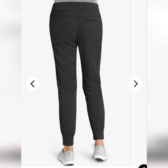 NEW with tags Greys anatomy XLP XL Petite black Scrub pants jogger style - Picture 2 of 13